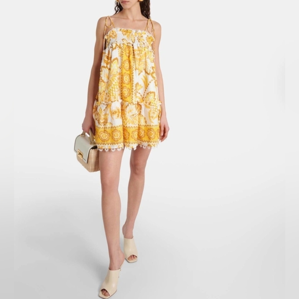 FARM Rio Sunlit Floral Mini Dress